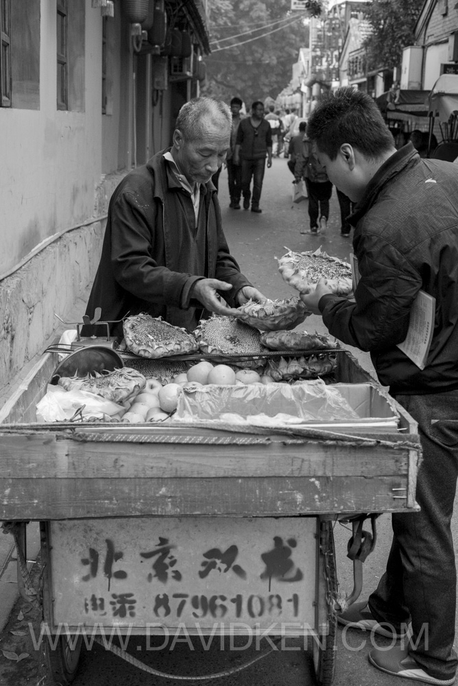 Marchand ambulant à Pékin