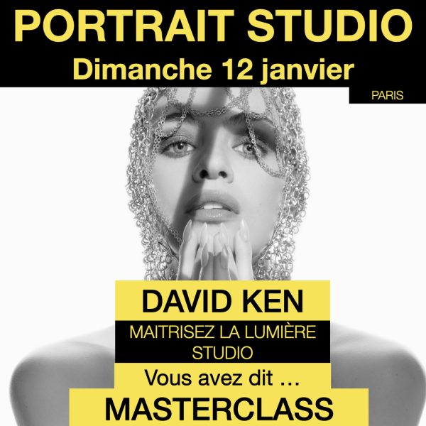 WORKSHOP PORTRAIT EN STUDIO AVEC DAVID KEN à Paris