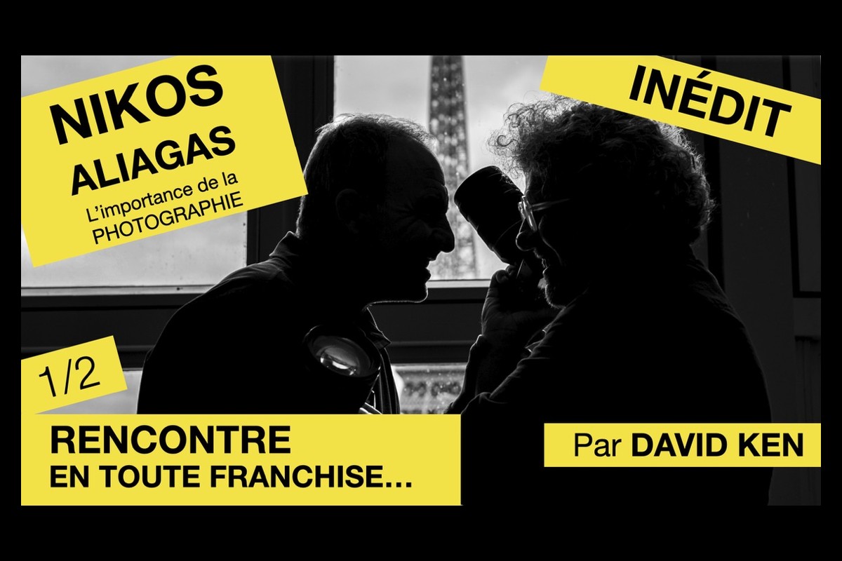 Nikos Aliagas et David Ken en contre-jour devant la tour Eiffel — Rencontre en toute franchise, partie 1